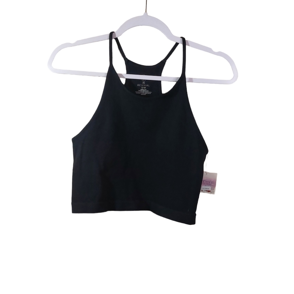AS Revival Ladies Ribbed Crop Top